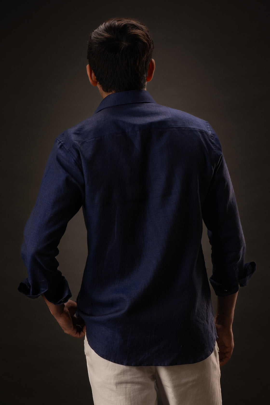 Regal Blue | Shirt | 100% Pure Linen | Navy Blue