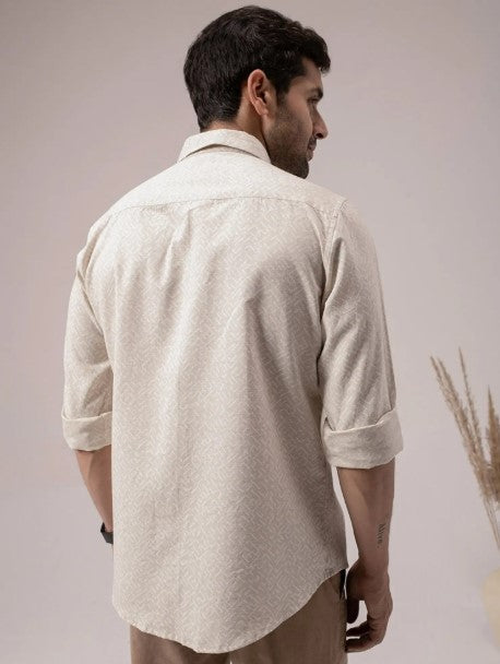 Chalk & Charm | Shirt | 100% Pure Linen | Natural