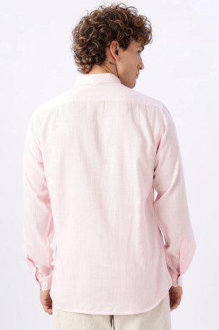 Faded Peony | OV Short K | 100% Pure Linen | Blush Pink